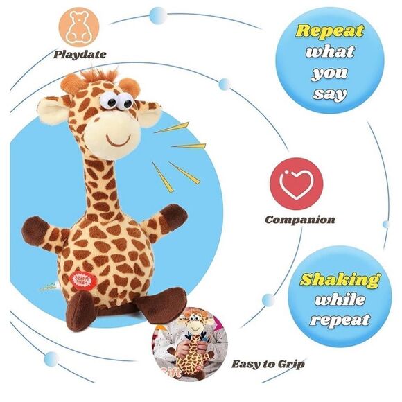 NWT … HOPEARL “Giraffe” Interactive Toy - Picture 5 of 8